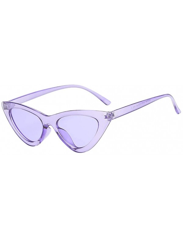 Cat Eye Women Goggles Cat Eye Glasses Vintage Style Retro Classic Sunglasses - D - CE18Q4XMX7O $7.71