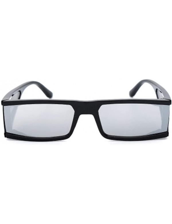 Sport Fashionable Lady Sunglasses Personality Square Box Shot Glasses - 1 - CX190L2UH9I $32.34