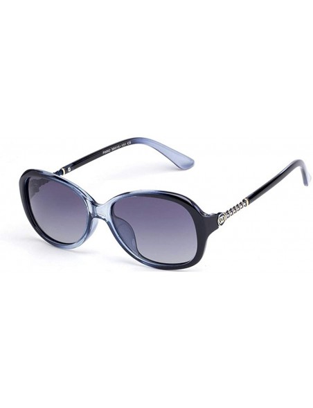 Aviator Small body sunglasses HD polarized sunglasses. Female 2019 new polarized sunglasses ladies - C - CM18SILCNXG $45.92