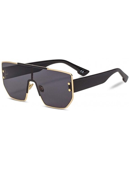 Aviator New sunglasses - ladies coated sunglasses - retro sunglasses - D - CW18S5C8W0D $48.84