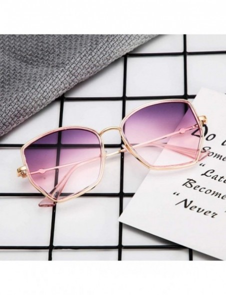 Sport Polarized Sunglasses Vintage Round Sunglasses for Women/Men Classic Retro Designer Style - Purple - CF18UGCYQXE $12.68