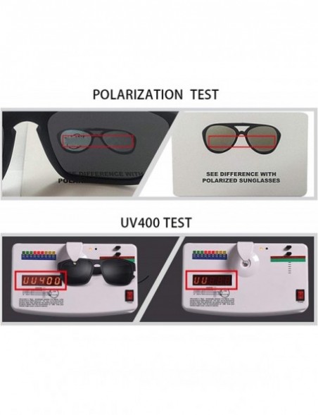 Square Polarized Sunglasses Men Plastic Oculos De Sol Men's Fashion Square Driving Eyewear Travel Sun Glass - C419857YQ2O $24.13