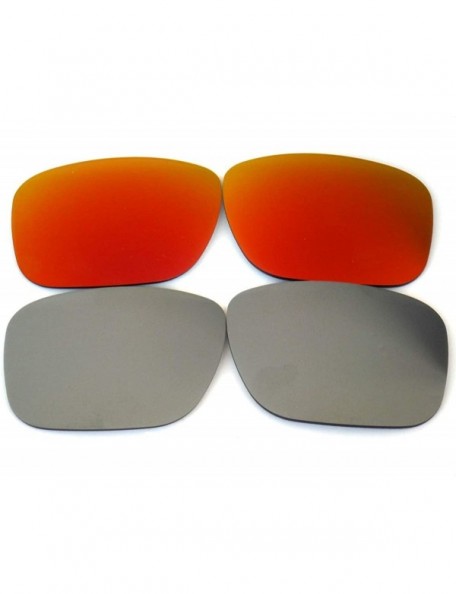 Oversized Replacement Lenses Holbrook Gray&Red Color Polorized 2 Pairs-FREE S&H. - Gray&red - CS127WJKJGN $12.77