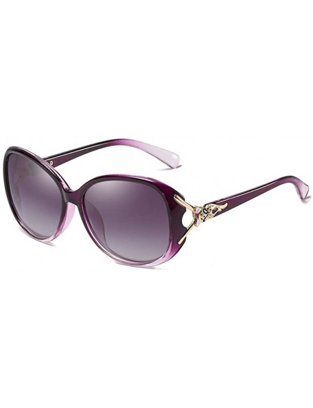 Aviator Polarized Sunglasses Women's Polarized Sunglasses Large Frame Driving Glasses - B - CC18QRG6AYG $33.27