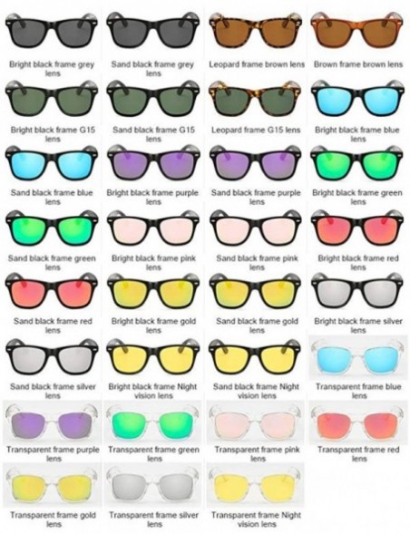Aviator 2019 New Fashion Polorized Sunglasses Men Brand Designer UV400 Bright Black G15 - Bright Black Green - CO196RC5SZ5 $7.44