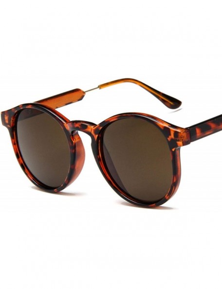 Round Unisex Round Sunglasses Women Trending Products Leopard Transparent Circle Glasses Oculos De Sol Feminino - CI1985E6TNM...