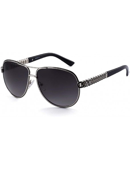 Aviator PC material sunglasses- fashion polarized frame sunglasses Multi-color optional - E - CR18RXYWO6A $56.47