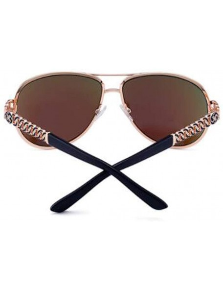 Aviator PC material sunglasses- fashion polarized frame sunglasses Multi-color optional - E - CR18RXYWO6A $56.47