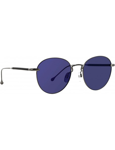 Round Greylock Polarized Round Sunglasses- Gunmetal- 52 mm - CO18RLL6C4D $32.77