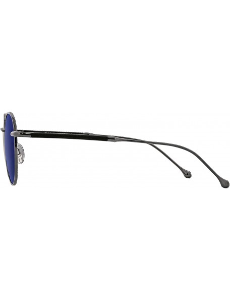 Round Greylock Polarized Round Sunglasses- Gunmetal- 52 mm - CO18RLL6C4D $32.77