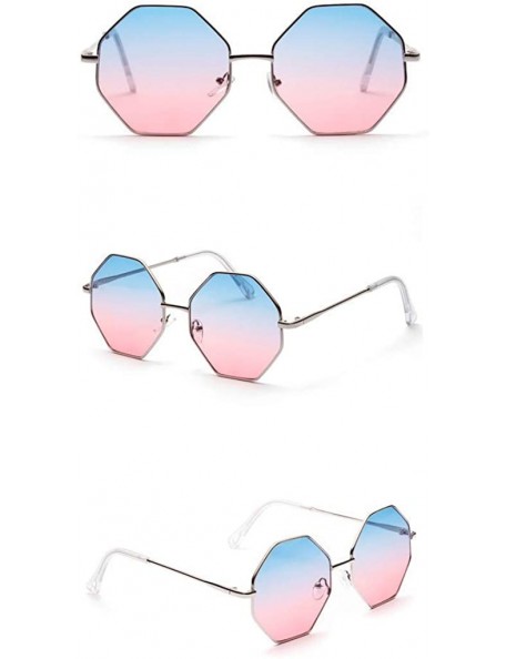 Aviator Women New Vintage Eye Sunglasses Retro Eyewear Fashion Radiation Protection Sunglasses - C - CA18SNY6WO9 $7.28