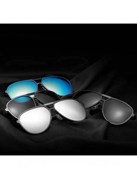 Aviator Vintage Photochromic Sunglasses for Women Pilot Retro Designer Style 100% UV Protection - Gray Blue - CD1903Y2MXM $18.01