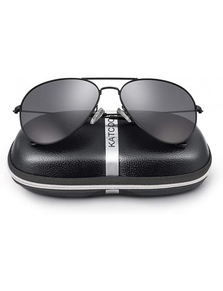 Aviator LIGHTWEIGHT Polarized Aviator Sunglasses for men and women WITH CASE 100% UV Protection 58MM - CD18TIGK4X6 $9.16