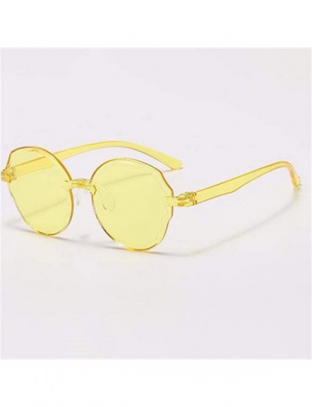 Square Polarized Sunglasse Frameless Lightweight Sunglasses - F - CR190R7SC85 $16.85