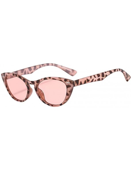 Shield Classic Fashion Cat Eyes Sunglasses Retro Eyewear UV Radiation Protection For Women Unisex - E - C9196M3I3RC $10.43