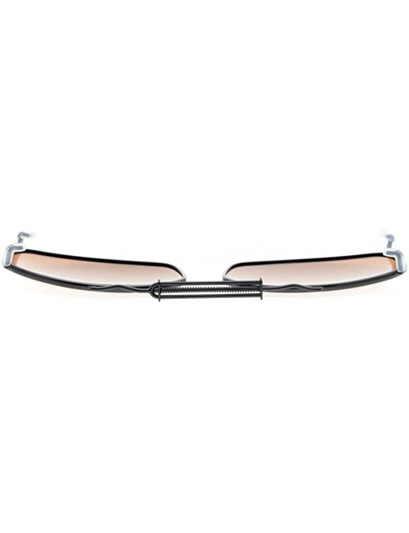 Rectangular Metal Frame Rim Polarized Lens Clip On Sunglasses 2 1/8"x1 3/8" - Mix - CN190853IRU $14.96