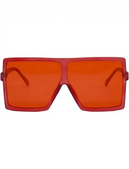 Shield RAVE EYEWEAR FOR DJ/DANCER/FASHION/CYBER/EDM/PARTY/CLUB/MUSIC FESTIVALS - Red - C9198TX0IUT $12.18