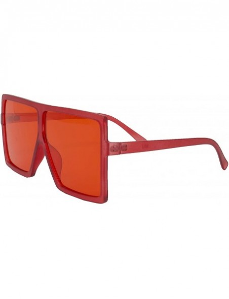 Shield RAVE EYEWEAR FOR DJ/DANCER/FASHION/CYBER/EDM/PARTY/CLUB/MUSIC FESTIVALS - Red - C9198TX0IUT $12.18