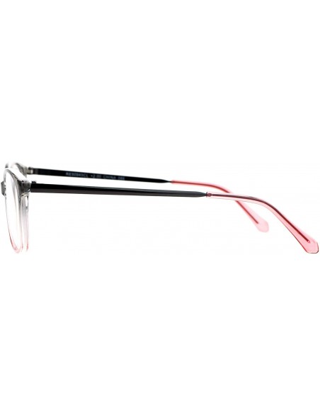 Rectangular Womens Magnified Reading Glasses Oval Rectangular Designer Frame - Gray Pink - C9186UUIG0Q $12.98