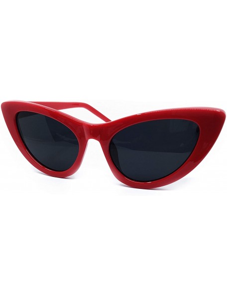 Goggle 8250 Clout Goggles Cat Eye Vintage Mod Style Retro Kurt Cobain Sunglasses - Red - CL18IYAN8SX $14.34