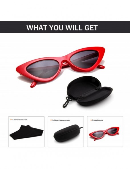 Cat Eye Distaff Fashion Cat Eye Shades Sunglasses Polarized Incorporate Candy Colored Glasses Sunglasses - No.12 - CN18Z6C8AR...