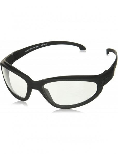 Shield Falcon Thin Temple - Soft-Touch Matte Black Frame/Clear Vapor Shield Lenses - C111EDA1GBB $40.40