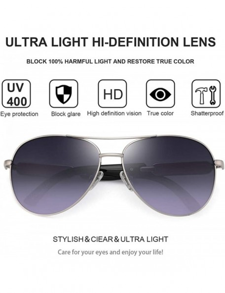 Aviator Classic Aviater Sunglasses for Women Men Metal Frame Mirrored Lens Driving Fashion Sunglasses 16884 - CI187GXI4RA $15.57