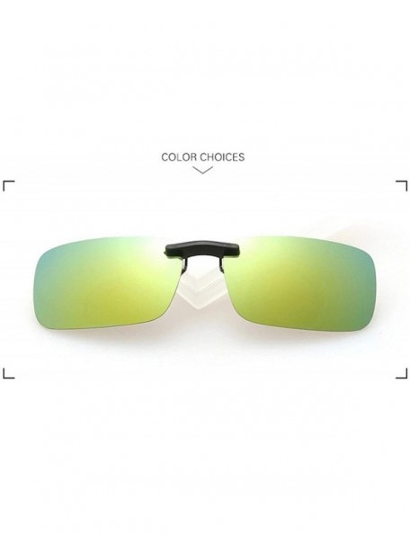 Oval New Unisex Polarized Clip Sunglasses Near-Sighted Driving Night Vision Lens Anti-UVA Anti-UVB Cycling Riding - CW197A2TE...