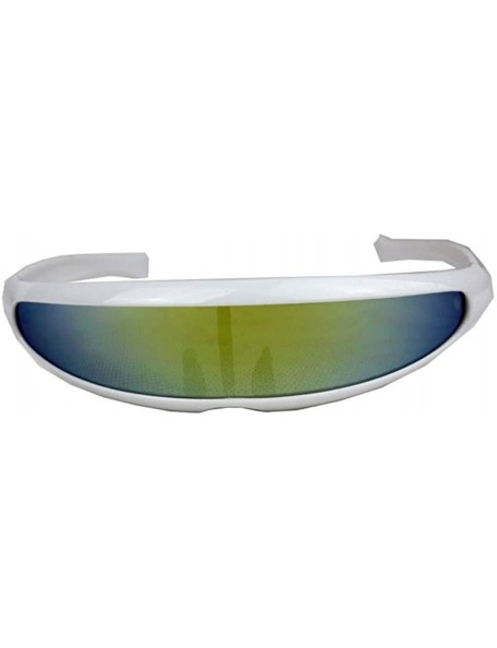 Rimless Women Man Outdoor Fishtail Uni-lens Sunglasses Riding Cycling Glasses Eyewear - D - CH18TO5AE6O $7.52