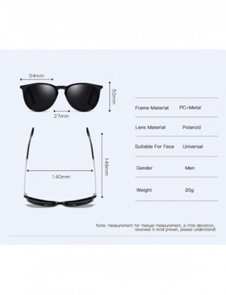 Aviator Polarized sunglasses Classic dazzling driving Sunglasses - B - CS18QO3XA44 $31.46