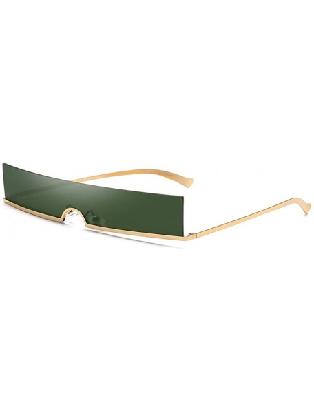 Rectangular Unisex Radiation Vintage Eye Sunglasses-Retro Eyewear Fashion Protection - E - CQ18OZ77AHQ $9.78