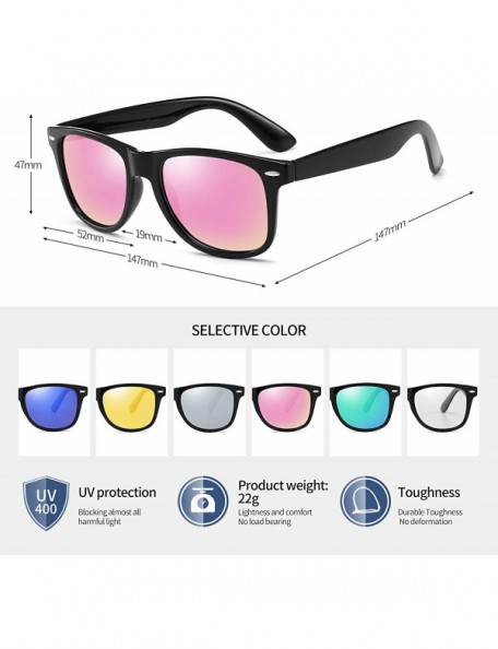 Wayfarer Polarized Sunglasses For Men Women Retro TR90 Frame Square Shades Vintage BRAND DESIGNER Classic Sun Glasses - CM12N...