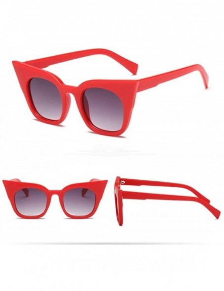 Rimless Womens Man Cat Eye Rapper Sunglasses Vintage Retro Eyewear Unisex - D - CL18TS2O5IY $8.78