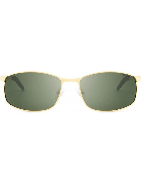 Rectangular Vintage Sport Polarized Sunglasses for Men Women Fashion Driving Circling UV Protection Sun Glasses - CB18TCA85C5...