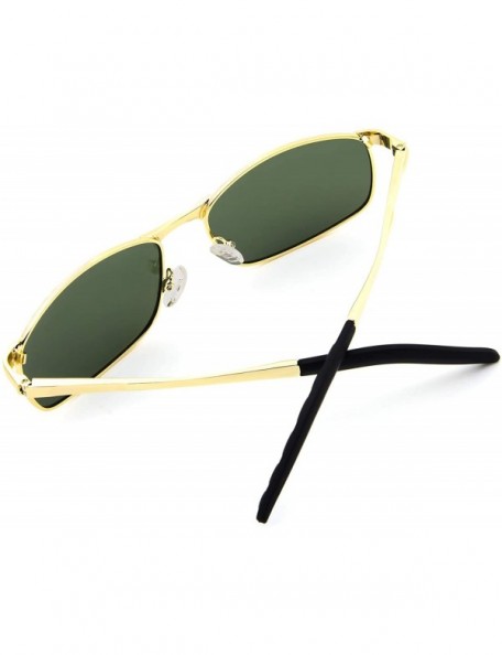 Rectangular Vintage Sport Polarized Sunglasses for Men Women Fashion Driving Circling UV Protection Sun Glasses - CB18TCA85C5...