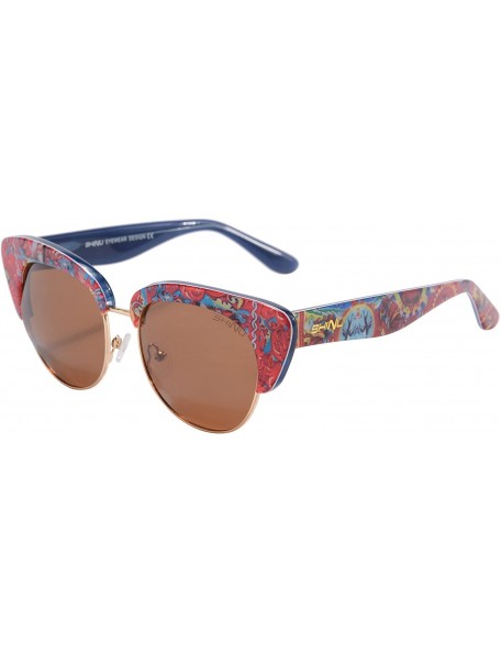 Sport Women's Polarized UV400 Sunglasses Outdoor Sports Glasses-SG120 - Red&gold - CQ18I7CNXZ5 $33.64