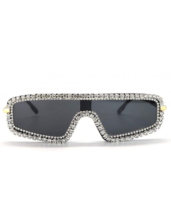 Shield Oversize Shield Visor Sunglasses Flat Top Mirrored Mono Lens - Black - C618RX86LQG $16.47