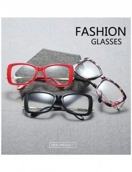 Square Glasses Butterfly Classic Square Metal Optical Eyewear Clear Lens Women Glasses Vintage - White - CZ18INK3NX3 $17.40