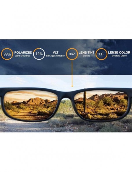 Sport Polarized Replacement Lenses for Triple Tail Sunglasses - Multiple Options - CQ120X6SL67 $32.38