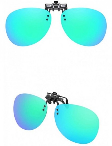 Oval Men Sunglasses Retro Grey Drive Holiday Oval Non-Polarized UV400 - Acid Blue - CK18R82NG6G $10.94