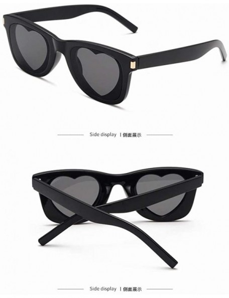 Goggle Love Frame Sunglasses Personality Sunglasses Women Glasses Fashion - Style 1 - CM18U90UH59 $16.47