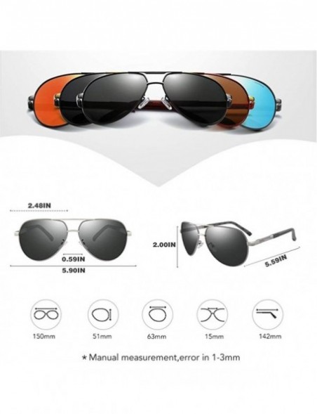 Goggle Designer Polarized Sunglasses Men Driving Coating Fishing Driving Eyewear Male Goggles UV400 - CL198OE8M2K $14.29