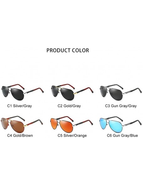 Goggle Designer Polarized Sunglasses Men Driving Coating Fishing Driving Eyewear Male Goggles UV400 - CL198OE8M2K $14.29
