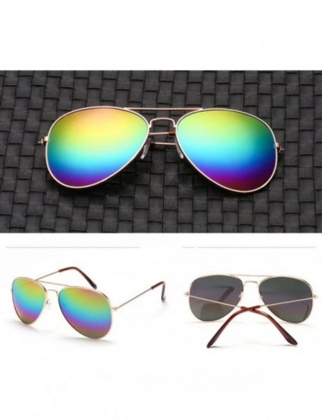 Oversized Polarized Sunglasses for Men Women - and Vintage Oversize Metal Frame UV Protection Sunglasses Mirror Eyewears - C1...