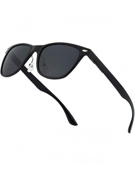 Oval Mens Polarized Sunglasses for Men Driving Al-Mg Alloy Lightweight Retro Unisex UV400 Protection M54 - CW18NNTAS7R $22.65