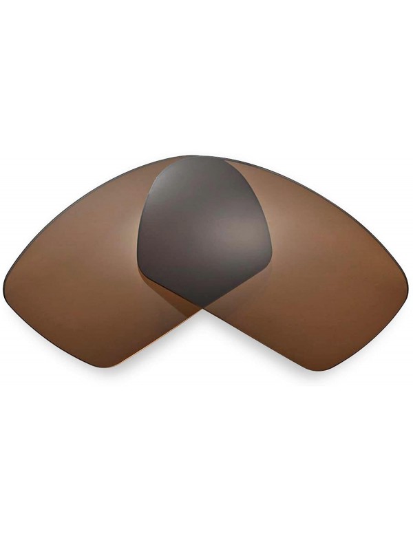 Shield Replacement Lenses Badman Sunglasses - Multiple Options Available - Brown - Polarized - CV126QPRZP7 $19.71