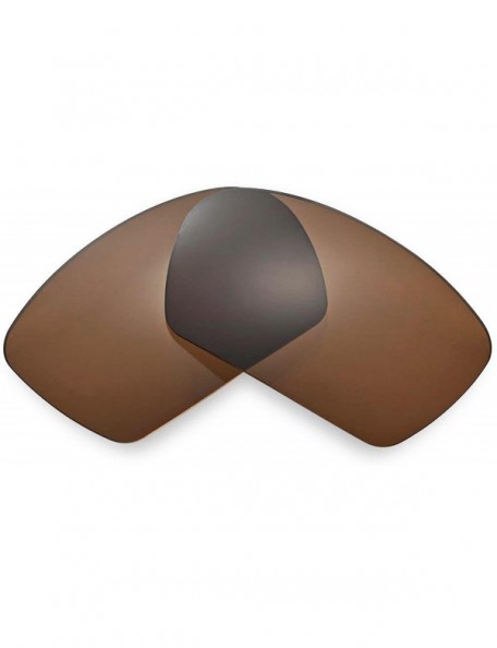 Shield Replacement Lenses Badman Sunglasses - Multiple Options Available - Brown - Polarized - CV126QPRZP7 $19.71