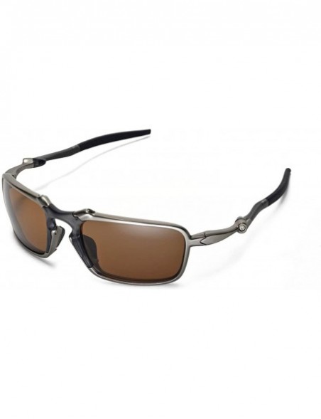 Shield Replacement Lenses Badman Sunglasses - Multiple Options Available - Brown - Polarized - CV126QPRZP7 $19.71