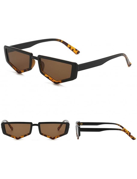 Rimless Sunglasses Fashion Irregular Eyeglasses Personality - D - CW196IY0EGA $8.60