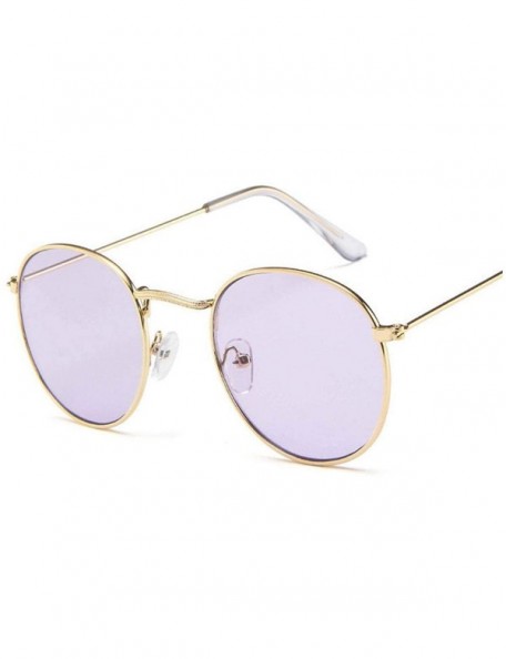 Oval Fashion Oval Sunglasses Women Designe Small Metal Frame Steampunk Retro Sun Glasses Oculos De Sol UV400 - CV197A2N5U2 $3...